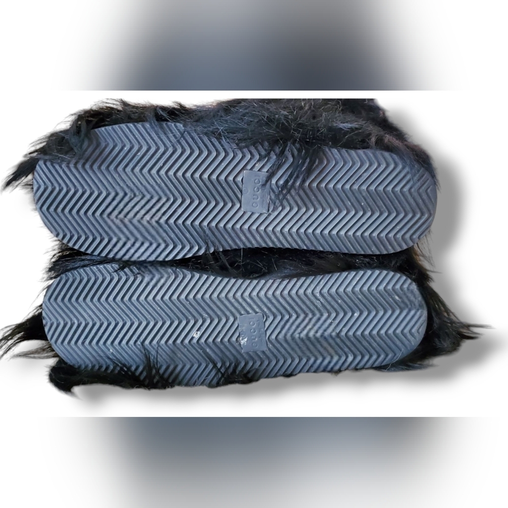 GUCCI Yeti Siberian Goat Hair Black Fur Vintage winter boots with COA - Picture 10 of 16